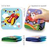 Floating Baby Bath Books - Transport Themed Bath Books for Babies, Infants - Waterproof, Mold-Free Bath Toys for Learning & Early Education