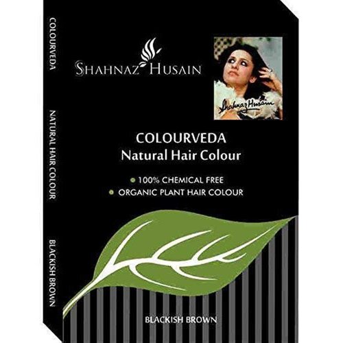 Shahnaz Husain Colourveda Herbal Ayurvedic Natural Hair Color Latest International Packaging (3.5 oz / 100 g)
