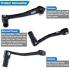 MCHMFG Folding Gear Shifter Shift Lever CNC Aluminum Gear Shifter Shift Lever for XR50 XR80 CRF50 CRF70 50cc-125cc Pit Dirt Bike Motorcycle (Black)
