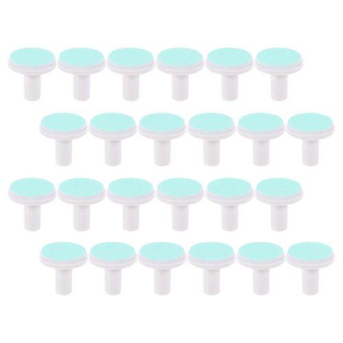 POPETPOP 24 Pcs Baby Nail File Pads Nail Trimmer Replacement Pads Grinding Heads Polish Discs for Electric Kid Nail Trimmer Green