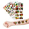 96 PCS Happy Juneteenth Freedom Day Temporary Tattoos Theme Birthday Party Decorations Supplies Favors Decor African Americans Independence Tattoo Stickers Gifts For Kids Boys Girls School Prizes