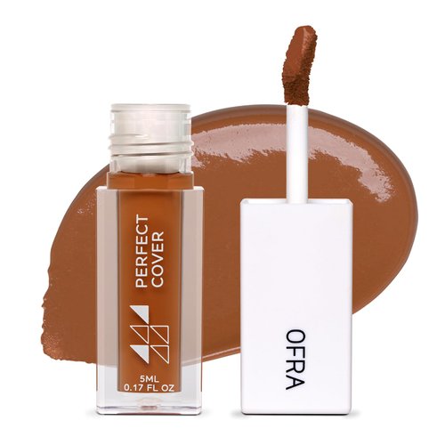 Ofra Perfect Cover Concealer - Deep Espresso 5 ml - Natural Finish Liquid Concealer - Long-Lasting Formula - Face Makeup and Under Eye Color Corrector for Dark Circles