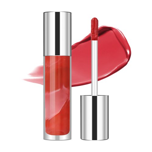 yehapp Magic Lip Gloss Plumper, Berry Silky Plumping Lip Gloss Tint, Long-lasting Marble Liquid Lipstick, Hydrating Non-Sticky Lip Oil, Moisturizing Plumping Lip Gloss