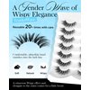 BEYELIAN Wispy Eyelashes Natural Look 8-16mm Cat Eye Wispy Lashes Soft and Lightweight 3D Volume Natural False Lashes Wispy, Reusable, Easy to Apply 7 Pairs (7P-WIS-17)
