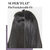 LUVME Yaki Straight Clip in Hair Extensions Real Human Hair For Women 100% Unprocessed Brazilian Virgin Hair clip ins Natural Black Hair Extensions 135g 9pcs 16 Inch