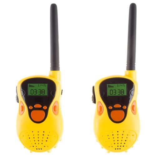 Hey! Play! Kids Walkie Talkie Set - 2-Pack Indoor Outdoor Toy - Battery Operated, Works Up to 130 Ft - Great for Fun Pretend Play