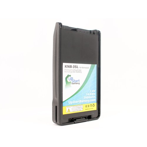 Kenwood KNB-35L Battery Replacement for Kenwood Two-Way Radio Battery (2000mAh, 7.4V, Li-ion) - Compatible with TK-3360, TK-3160, TK-2170, KNB-57L, TK-3173, TK-3170, TK-2360, NX-320, TK-3140, TK-2160