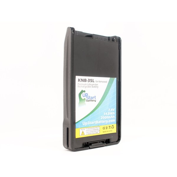 Kenwood KNB-35L Battery Replacement for Kenwood Two-Way Radio Battery (2000mAh, 7.4V, Li-ion) - Compatible with TK-3360, TK-3160, TK-2170, KNB-57L, TK-3173, TK-3170, TK-2360, NX-320, TK-3140, TK-2160