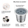 Update Reusable K Cups for Keurig K Supreme | Refillable K cups with Adapter for Keurig K Supreme (Plus) Coffee Maker (2 pack Reusable Coffee Pods)