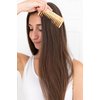 GranNaturals Wide Tooth Wooden Comb - Natural Wood Detangler for Wet or Dry Hair - Prevents Tangle & Static - Styling & Detangling Tool for Straight, Curly, Wavy, Thick Hair