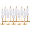 10Pcs Doll Clothes Form Dress Doll Stand Doll Display Holder Action Figure Stand Mannequin Model Stand Accessories for Doll Dresses Dollhouse
