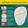 ZUCNANA Metatarsal Pads Ball of Foot Cushions (6 Pairs), Non-Slip High Heel Cushion Inserts Women, One Size Fits All Shoe Inserts for Women and Men, Reusable Foot Pads All Day Pain Relief and Comfort