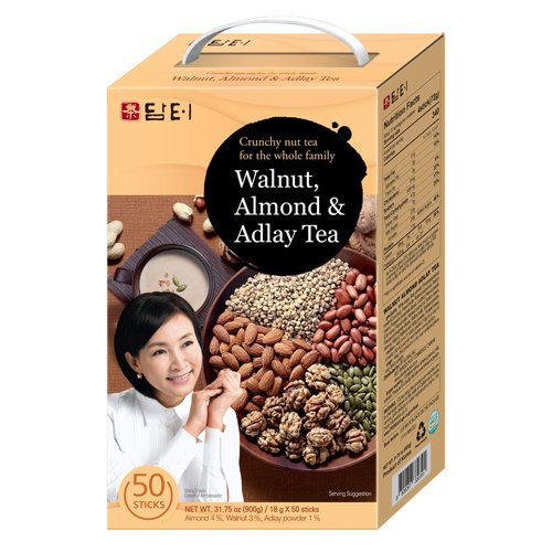 Damtuh Korean Walnut Almond Adlay (Job's Tear) Powder Meal Replacement Shake Breakfast Simple Meal 50T