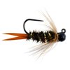 The Fly Fishing Place Barbless Tactical Czech Nymph Fly Fishing Flies Collection - One Dozen Tungsten Bead Euro Nymphing Fly Assortment - 2 Each of 6 Patterns - Hook Sizes 12, 14 and 16