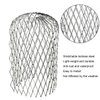 Orgrimmar 6PCS Gutter Guard Strainer Aluminum Downspout Mesh Filter Preventing Blockage Leaves Debris from Clogging Pipes(3 inch)