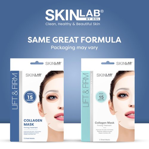 SKIN LAB BY BSL Lift & Firm Collagen Mask Firming Treatment, 5 Count
