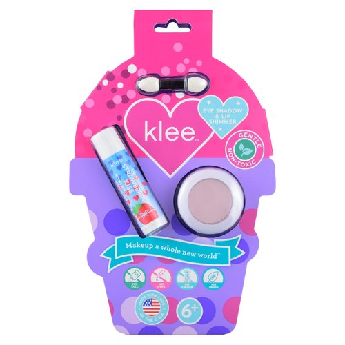 LunaStar Klee Eye Shadow and Lip Shimmer Makeup Kit. Gentle and Non-Toxic. Kid-Friendly. Made in USA. (Candy Shimmer)