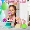 BoterLun 6PCS Mini Beautiful Cake Doll Toy,Surprise Transforming Scented Princess Dolls Gift Set for Children Kid Funny Game Gift for 3 Year Old Girls