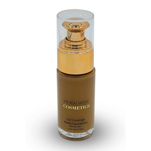 Full Coverage Matte Foundation (Caramel) | SPF 50/ PA ++ | Cruelty Free | Medium to Full Coverage | Smooth Finish | All Day Stay |