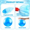 Abeillo 8.5 Inch Marbleized Bouncing Balls for Kids, 2 Pieces Cloud Bouncy Balls Inflatable Rubber Playground Ball Bouncy Play Balls for Kids Adults Pet Outdoor School Water Fun