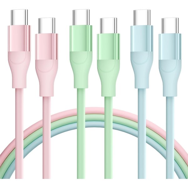 Generic 3Pack 6ft Fast Charger USB-C to USB-C Cable