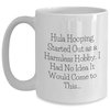 Hula Hooping Gifts for Her Men Women Coworkers Family from, Hula Hooping Inspirational Quote White Coffee Mug, Funny Christmas Unique Gifts