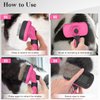 Swihauk Self Cleaning Slicker Brush for Dogs & Cats, Skin Friendly Grooming Cat Brush, Dog Brush for Shedding, Deshedding Brush, Hair Brush Puppy Brush for Haired Dogs, Pet Supplies Accessories, Pink