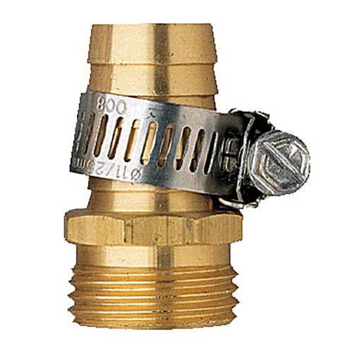 Orbit Male Thread Aluminum 5/8" Water Hose Repair & Clamp for Garden Hoses