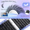 Fluffy Lash Cluster Eyelash Extensions 14-25mm Thick Lash Clusters 60D+80D D Curl Wispy Individual Lashes 280pcs False Eyelashes DIY Plant Fibers Lash Extension, by Yaiseiko