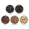 3.0mm 200 Pcs Nano Beads Micro Links Copper Nano Rings Beads Hair Beads for Hair Extensions (Brown)
