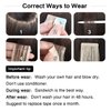 SUYYA Tape in Hair Extensions Human Hair 18 inches 50g/pack 20pcs Straight Seamless Skin Weft Jet Black Tape Hair Extensions (18 inches #1 Jet Black)