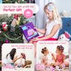 Pretend Play Makeup Kit for Little Girls with Unicorn Purse : Fake (Not Real) Make up Toy Set for Toddler and Kids - Includes Phone with Sounds, Princess Birthday Gift Set for Ages 3 4 5 6 7 8 Years