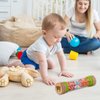 Musfunny Rainmaker Baby Rain Stick Toys for Kids: 8 inch Rainstick Sensory Rattle Toys for Babies,Shaker Rainfall Tubes Musical Instrument -Colorful