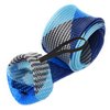 Reaction Tackle Fishing Rod Socks - Fishing Pole Sleeves and Covers for Baitcasting Rods, Spinning Rods Blue/Gray (Point-Spin-13)