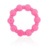 Nuby 100% Silicone Teether Ring, 3 Months + Colors May Vary