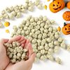 OZIO 150Pcs Halloween Mini Plastic Skull Heads, Miniature Figurines Skulls Heads Ornamets Halloween Decorations for DIY Halloween Crafts Home Prank Props Party Favors