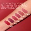 Jolilab 3 Pcs Velvet Matte Lipstick Set Waterproof Long lasting High Pigmented Nude Moisturizer Non-Stick Cup Women Lip Makeup, Perfect for for Girls and Women(01#+03#+05#, 1)
