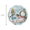Talking Tables 12 x Alice in Wonderland Disposable Paper Plates | Onederland Birthday Party Supplies | Ideal for Mad Hatter Themed Tea Party, Mother's Day Surprise, Baby Shower