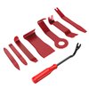 GOOACC 8PCS Auto Trim Scratch Removal Tool Car Audio Dash Panel Window Molding Fastener Remover Tool Kit-Red
