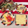 WERNNSAI Pirate Party Supplies - 48 PCS Treasure Map Party Plates and Napkins Disposable Party Supplies Bundles Treasure Pirate Dinner Dessert Cake Plates Napkins for Kids Birthday Serves 16 Guests