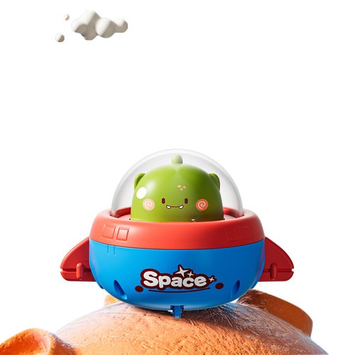 NUMBERFUN Animal Car Toddler Toys,Press and Go Toy Cars for Toddlers 1-3,1 Year Old Boy Birthday Gift,Space Theme Infant Car Toys for 1 Year Old Boy and Girl(Alien Toy)