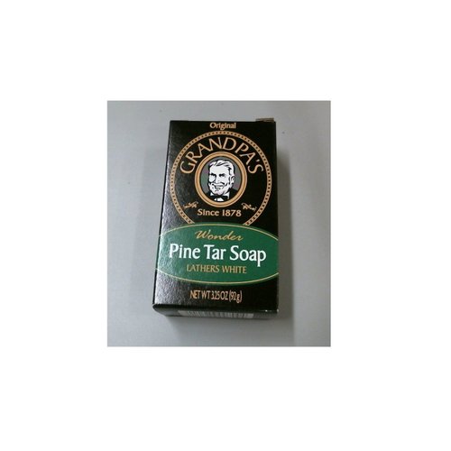Grandpa's Soap Pine Tar Bar Soap - 3.25 Oz, 6 Pack
