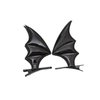 RFTWXHPN Halloween Bat Wing Headband Hair Clip Black Devil Wings Hair Clips Headbands for Women Girls Halloween Costumes Cosplay Headbands Hair Accessories for Women Bat Ears Headband