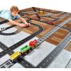 PlayTape Road Tape for Toy Cars - Sticks to Flat Surfaces; No Residue; 6-Pack of 30 ft. x 2 in. Black Road