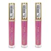 Pack of 3 Milani Stellar Lights Holographic Lip Gloss, Fluorescent Fuchsia 05