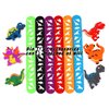 PAITUEND Dinosaur Slap Bracelets for Kids Party Favors-Dinosaur Theme Goodie Bag Stuffers(6pack) for Boys&Girls Dinosaur Theme Party Supplies Carnival Prizes Suit Classroom Exchanging Gifts