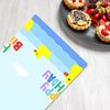 GZBJMYGS Duck Happy Birthday Tablecloth Duck Animal Party Plastic Supplies Animal Theme Baby Shower Boys Girls Blue Birthday Party Supplies Party Picnic Camping Plastic Table Cover Decorations