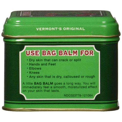 Bag Balm Skin Moisturizer - Full Body Hydrating Skin Care: Dry Hands, Lips, Face, Feet & More - Unscented, Cruelty & Paraben Free - Day & Night, Men & Women, Vermont's Original (4oz Tin, Made in USA)
