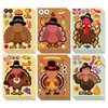 24 Sheets Thanksgiving Turkey Stickers Happy Thanksgiving Party Games Stickers for Kids Make-a-face Turkey Stickers for Thanksgiving Games Activities Craft Art DIY Fall Autumn Party Favors Supplies