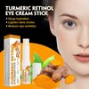 Turmeric Retinol Eye Cream Stick,Lumibalm for Under Eye Bags,Lumistick Eye Turmeric Retinol,Anti Aging Eye Balm Stick Hydrating (2pcs)